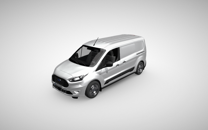 3D-модель профессионального уровня: Ford Transit Connect — идеально подходит для визуализации
