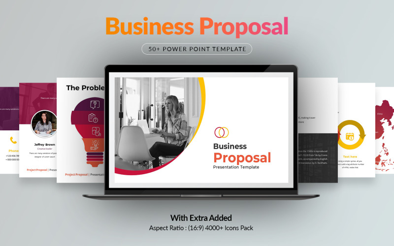 商业计划书- PowerPoint模板