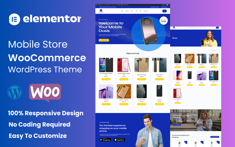 移动商店 WooCommerce WordPress 主题