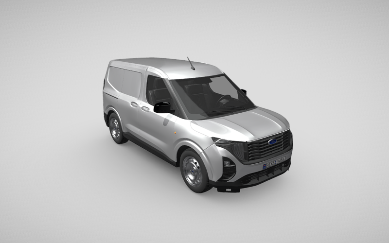 全新的福特运输快递有限公司:专业可视化的高端3D模型