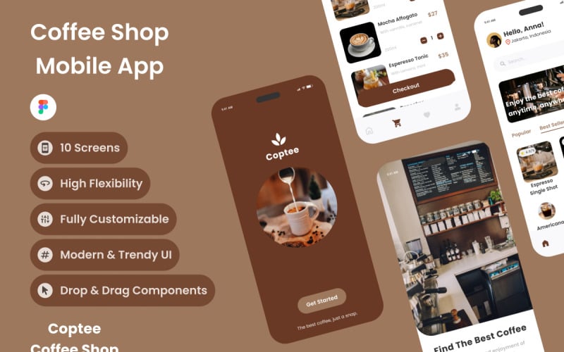 Coptee – Coffee Shop Mobile App