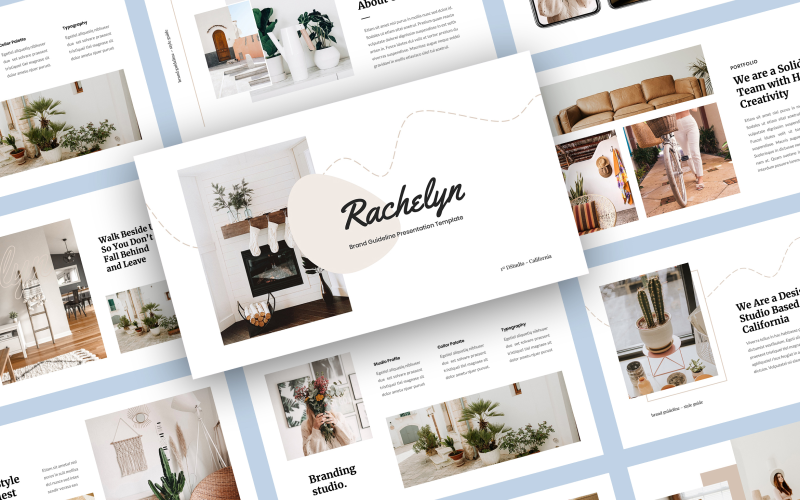 Rachelyn – шаблон Google Slides Guideline