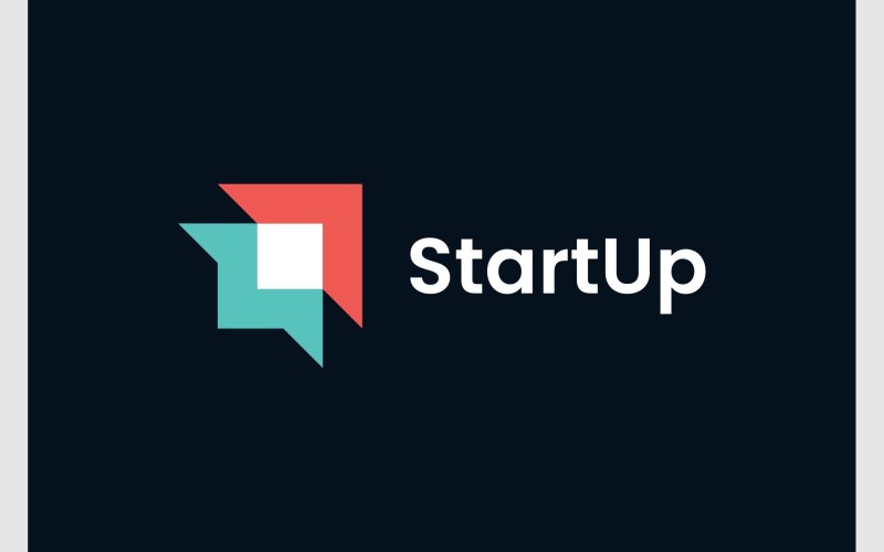 Startup Arrow现代标志