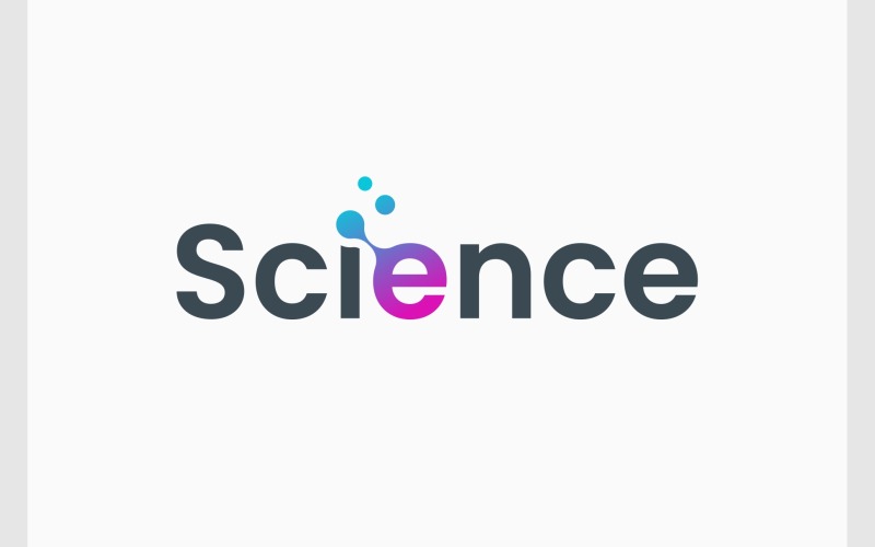 Science Lab technologie woordmerk logo