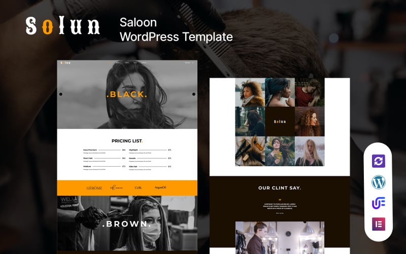 solun - Beauty & Hair Salon WordPress Theme