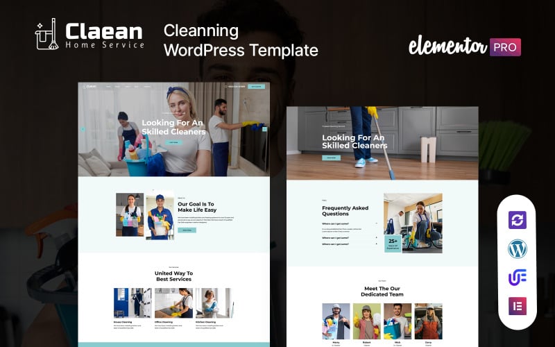 clean -清洁和维护服务WordPress主题