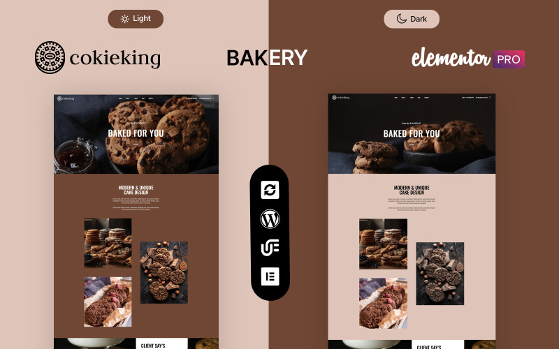 Cokieking - Tema multipropósito de WordPress para panadería y galletas