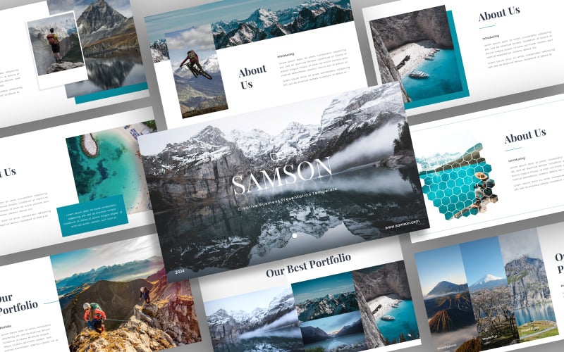 Samson – Creative Business Google Slides sablon