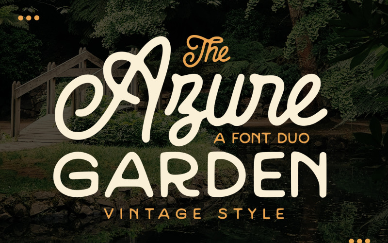 Azure Garden – Vintage-Skript