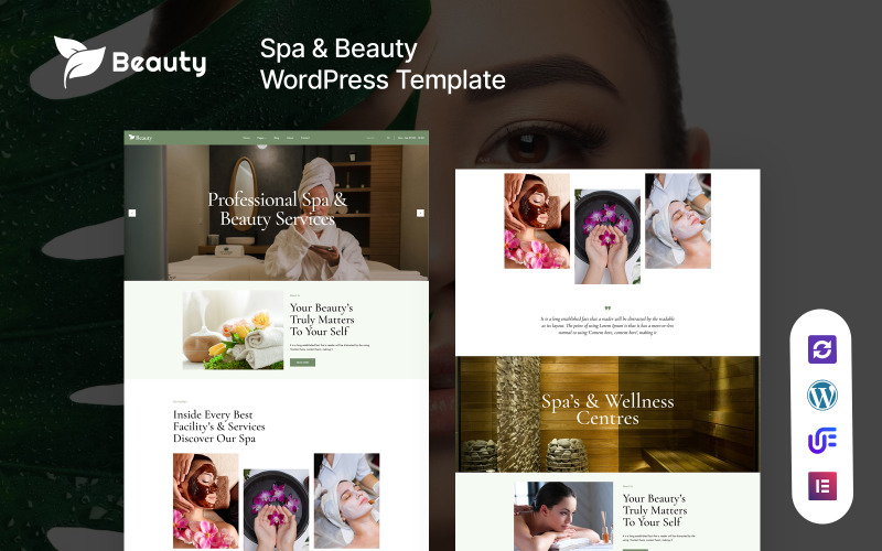 Schoonheid - Spa, huidverzorging en schoonheid WordPress-thema