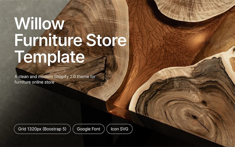 Willow — motyw Premium Furniture Shopify 2.0
