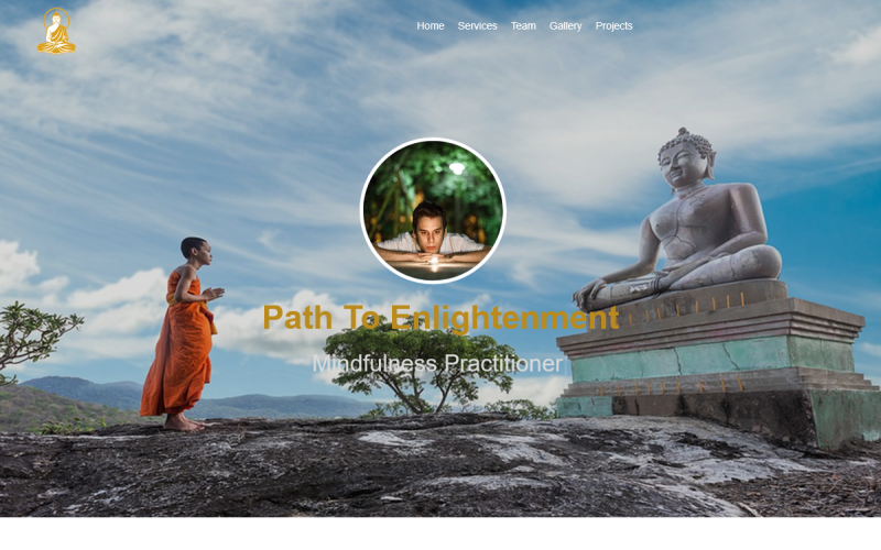 佛教的HTML模板