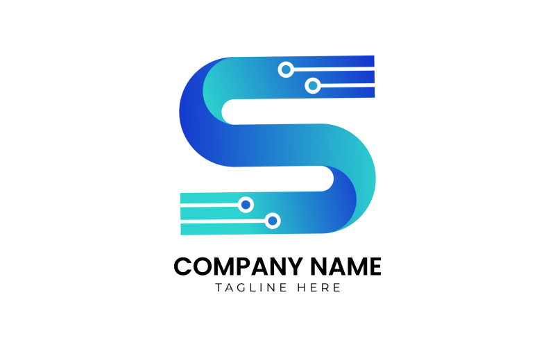 Kreative Logo-Design-Vorlage für den Buchstaben S