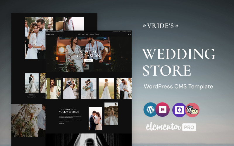 Vrides -婚礼工作室WordPress元素主题