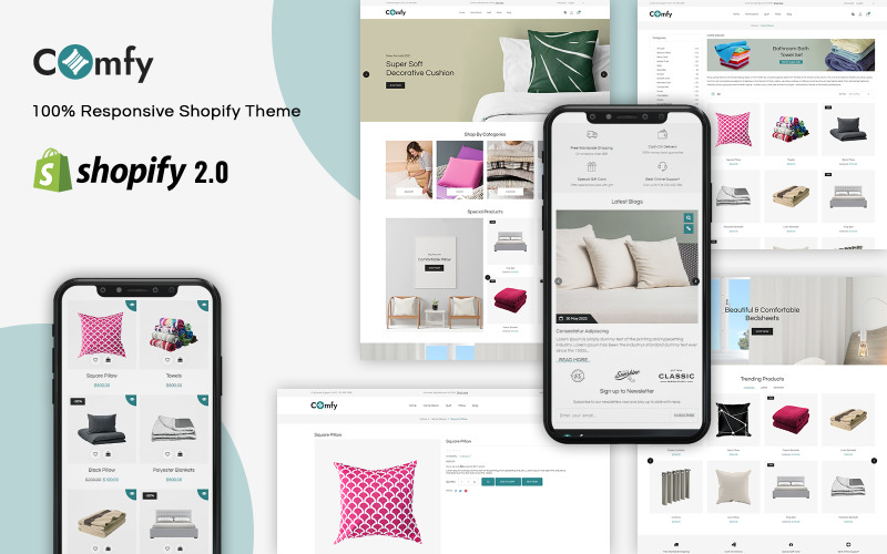 Comfy — адаптивная тема Shopify