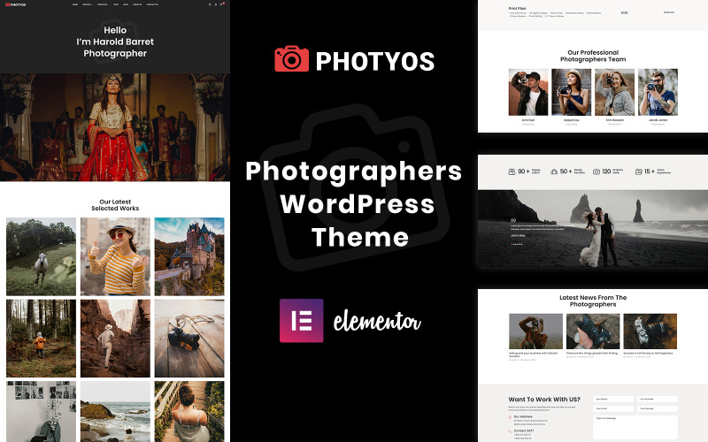 Photoyos – тема WordPress для фотографів