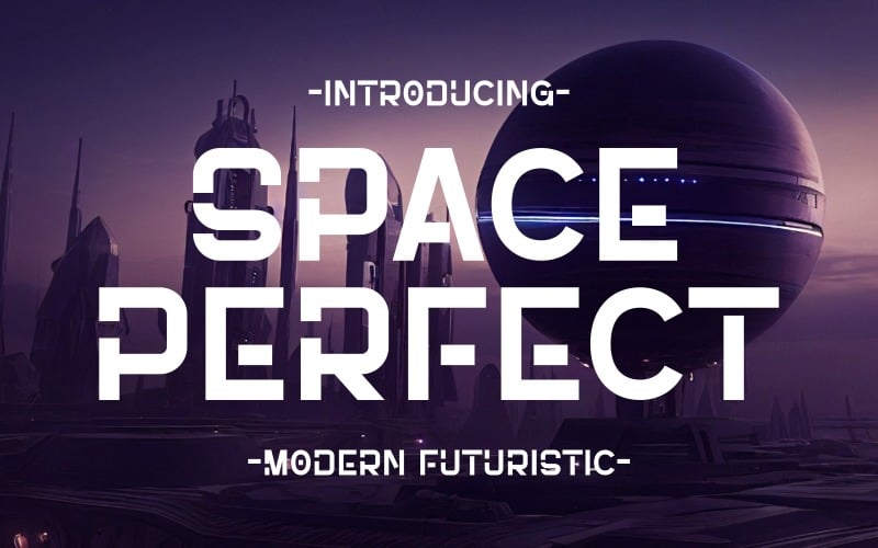 Espace parfait - futuriste moderne