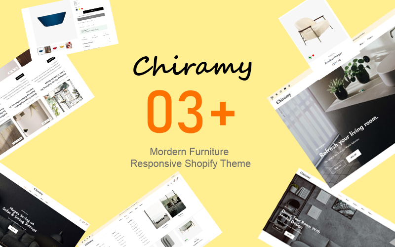 Chiramy - Tema de Shopify adaptable a interiores y decoración noble