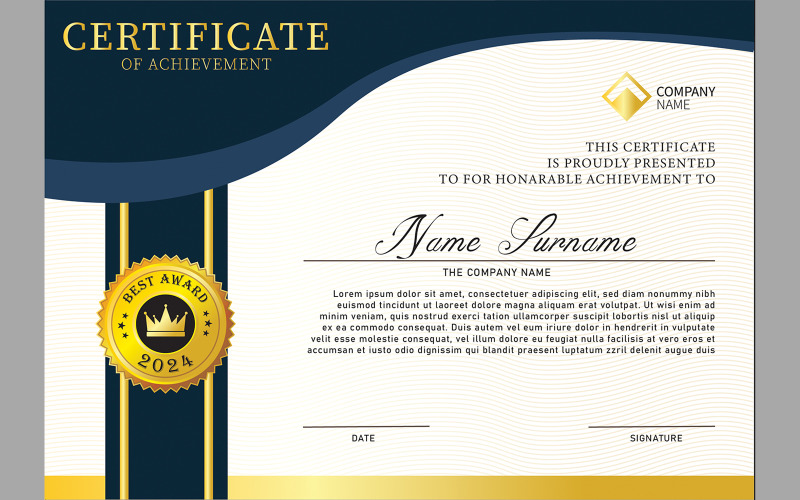 Free Certificate Templates For Achievement