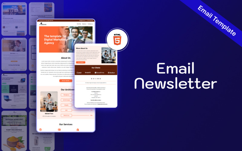 Modello HTML per newsletter Innoix