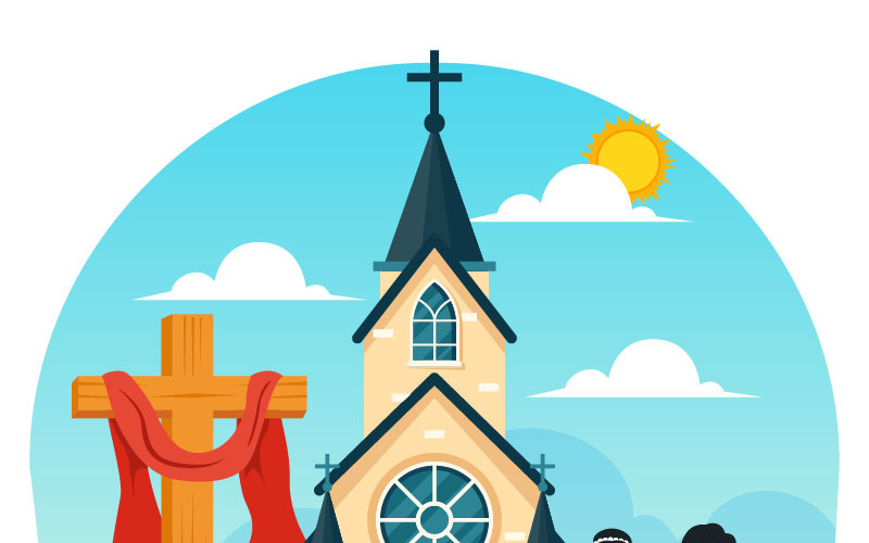 11 Собор Католицька Церква Ілюстрація