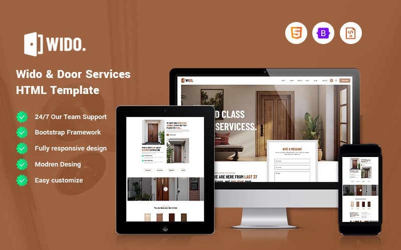 Wido - Door Service Website Template