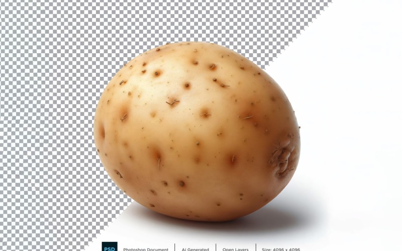 土豆新鲜蔬菜透明背景02
