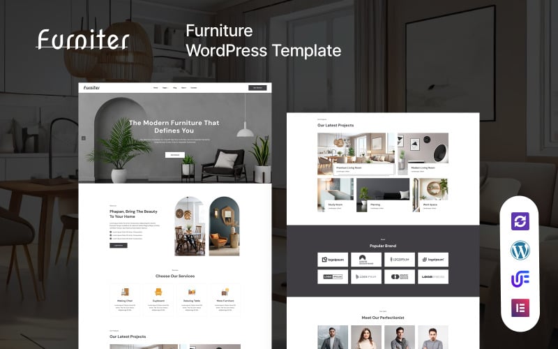 Furniter - Furniture Manufacturing And Interior Decor WordPress Theme