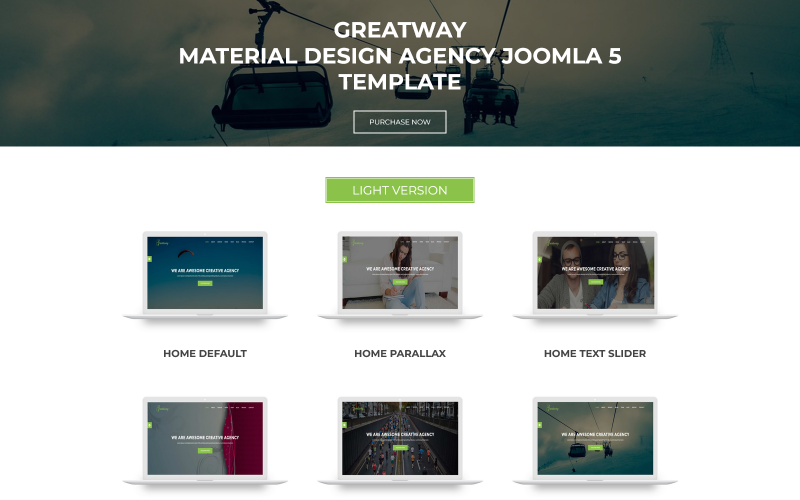 Greatway - Modèle Joomla 5 d'agence de design