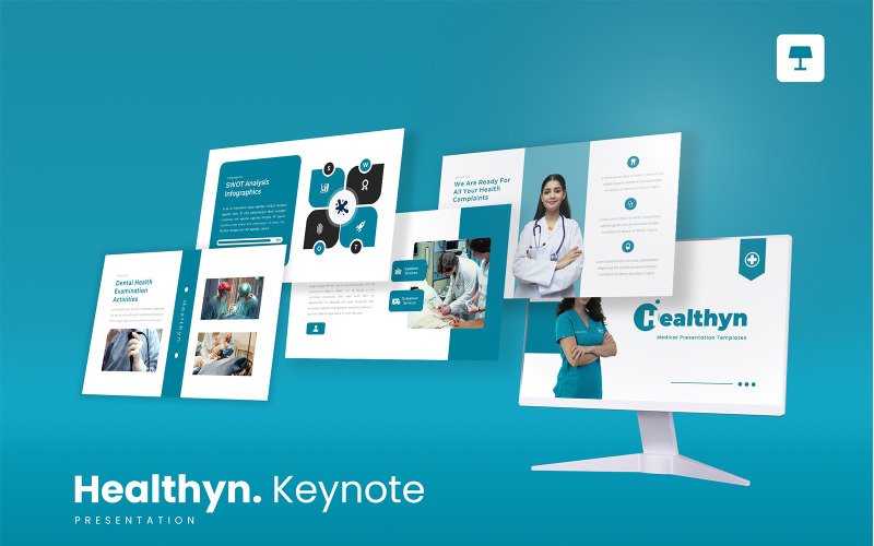 Healthyn – Medizinische Keynote-Vorlage