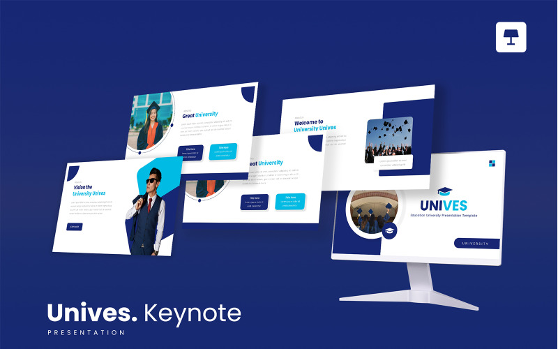 Unives – Education University Keynote sablon