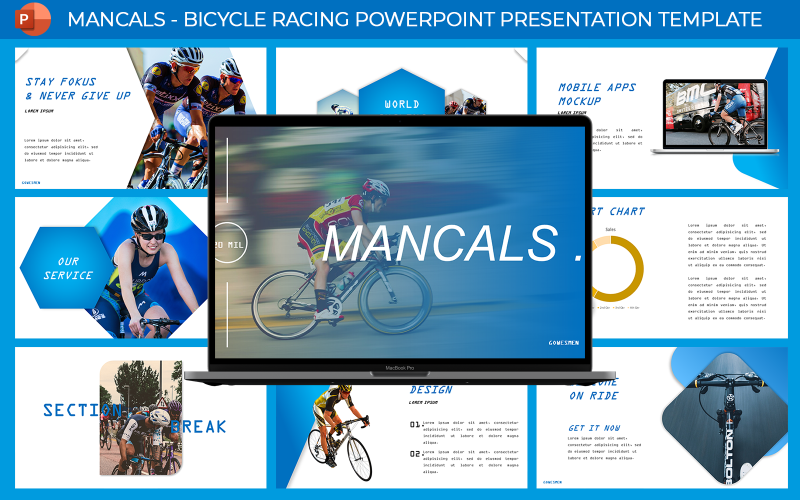 Mancals - Modello di presentazione delle corse ciclistiche