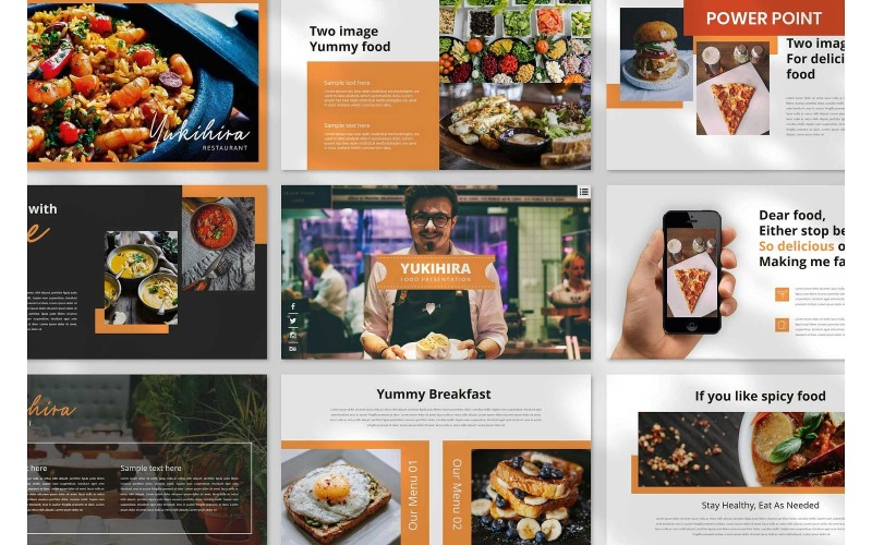 Food PowerPoint Presentation Templates