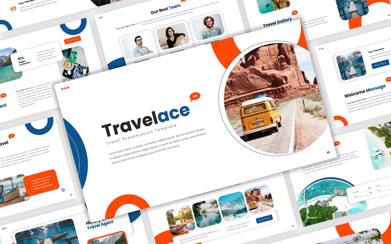 Travelace - Seyahat PowerPoint Şablonu