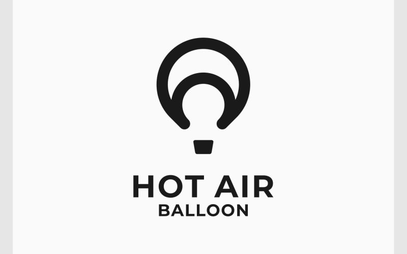 热气球简单的标志