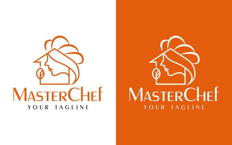 Miss MasterChef Organic Homemade Food Logo Design