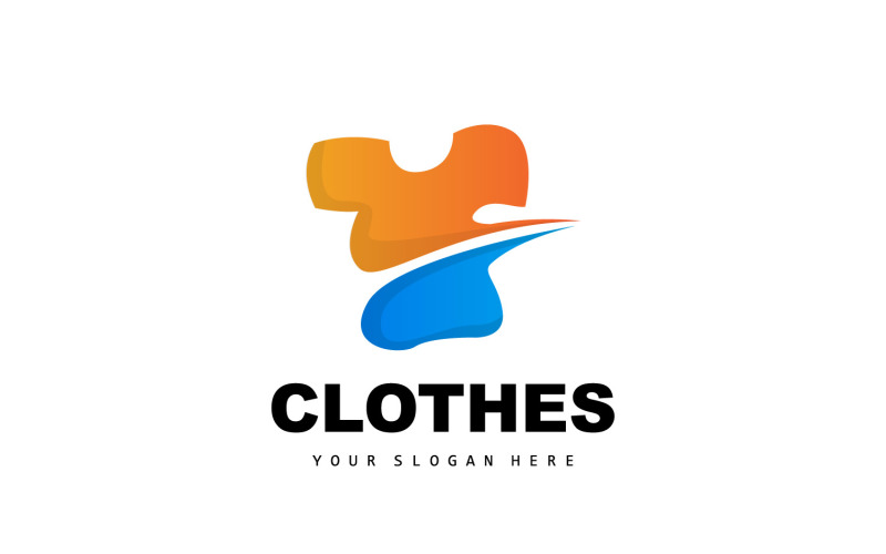 Clothing Logo Simple Style Shirt DesignV9