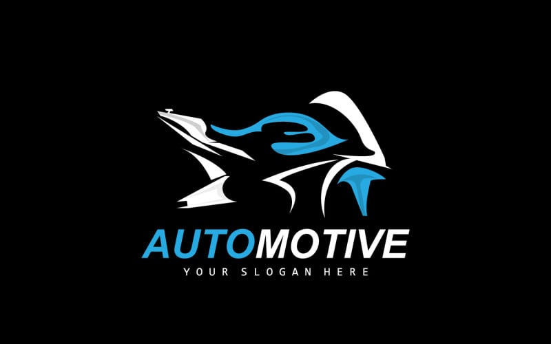 Motorcycle Logo MotoSport Vehicle Vector  V14