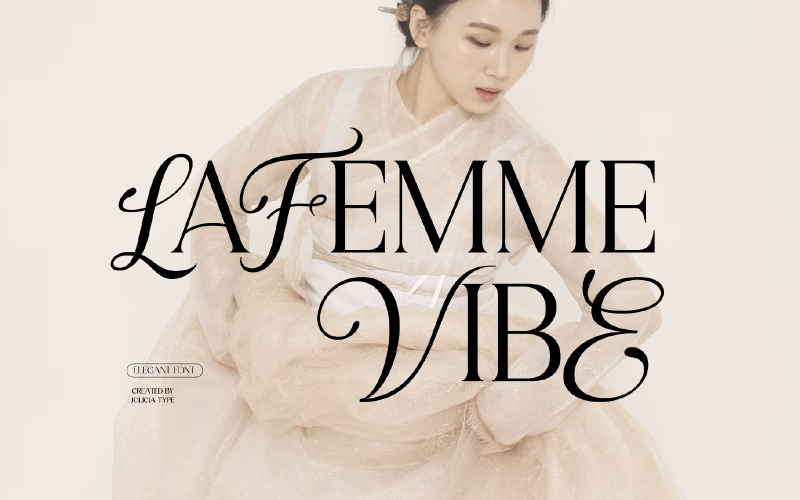 LaFemme Vibe | Serif Font