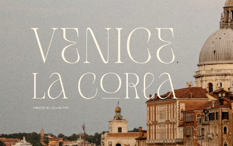 威尼斯La Corla -优雅衬线字体