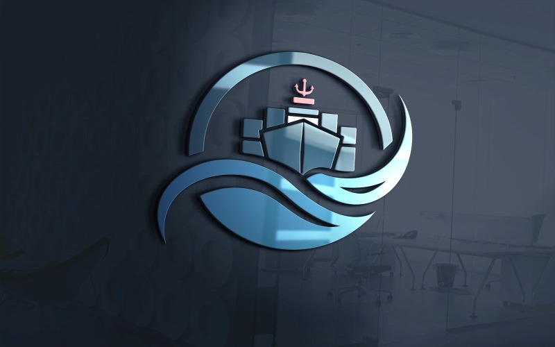 Luxe rederij Logo sjabloon Vector
