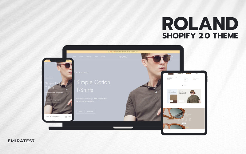Roland - Premium Fashion Shopify 2.0-tema
