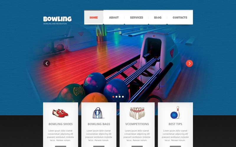 Modèle Drupal de bowling
