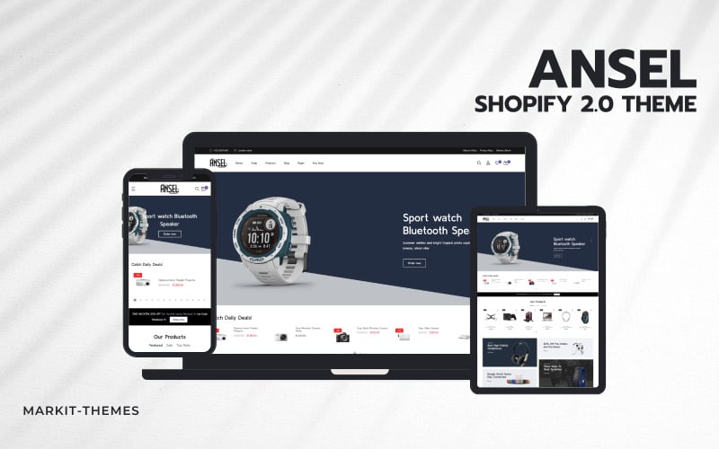 Ansel - Tema Shopify 2.0 di elettronica premium