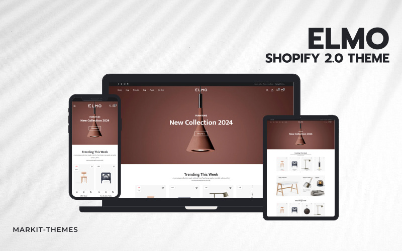 Elmo — тема Shopify 2.0 для мебели премиум-класса