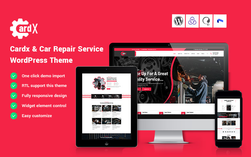 Cardx - Autoreparatieservice WordPress-thema