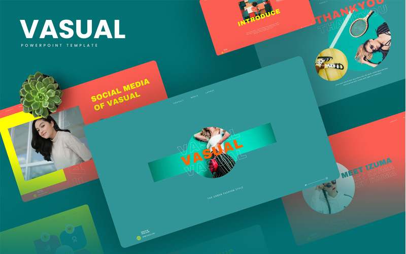 Vasual – Plantilla de PowerPoint de moda urbana