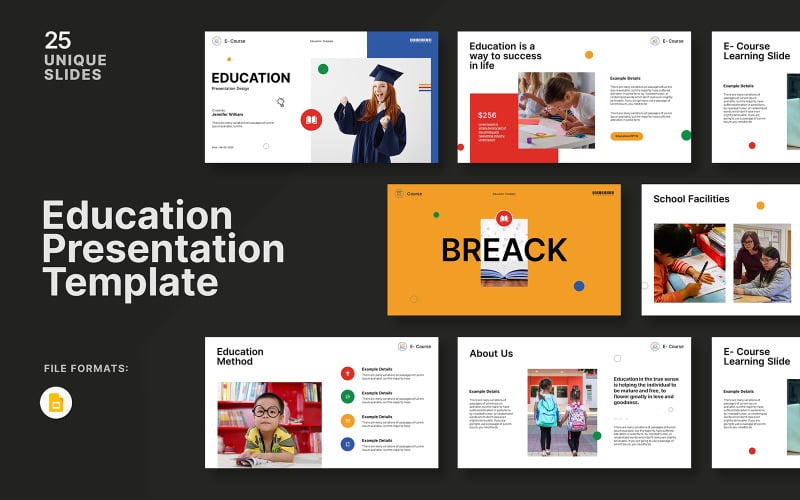 Junior Education Googleslide Presentation Template