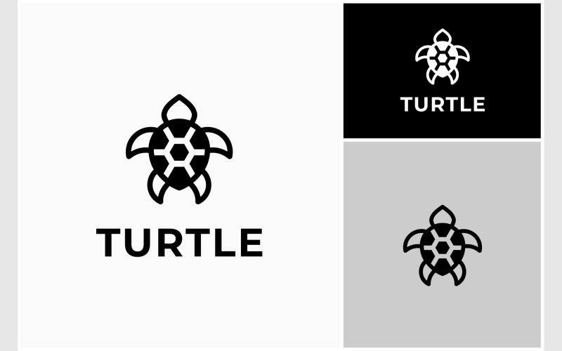 龟龟平面简单的标志