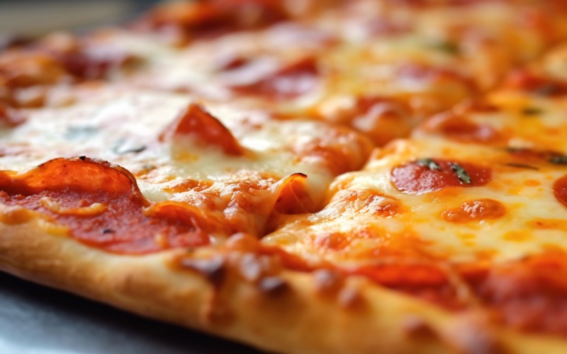 Concepto Pizzerías Con Delicioso Sabor Pizza De Pepperoni 18